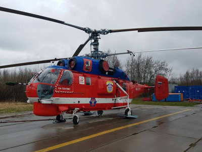 В Москве подожгли спасательный вертолет Ка-326: подробности