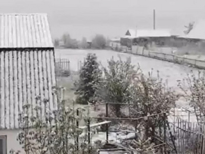 Майский снегопад прошел в нескольких российских регионах