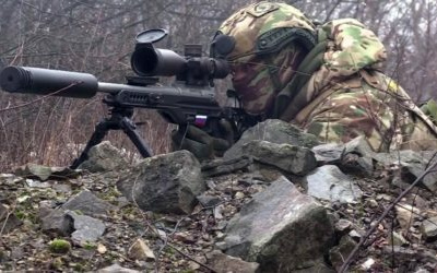 Российский снайпер поймал на мушку странных наёмников
